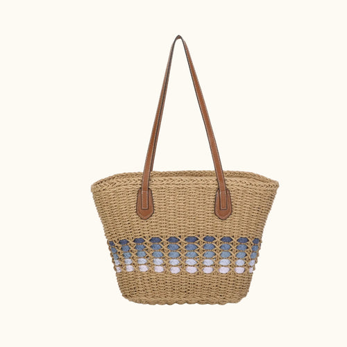 5601 Straw Shopper Bag