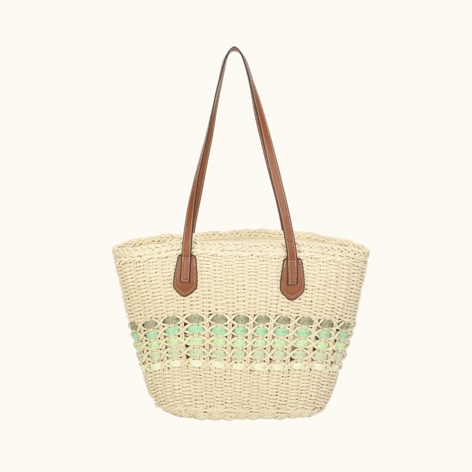 5601 Straw Shopper Bag