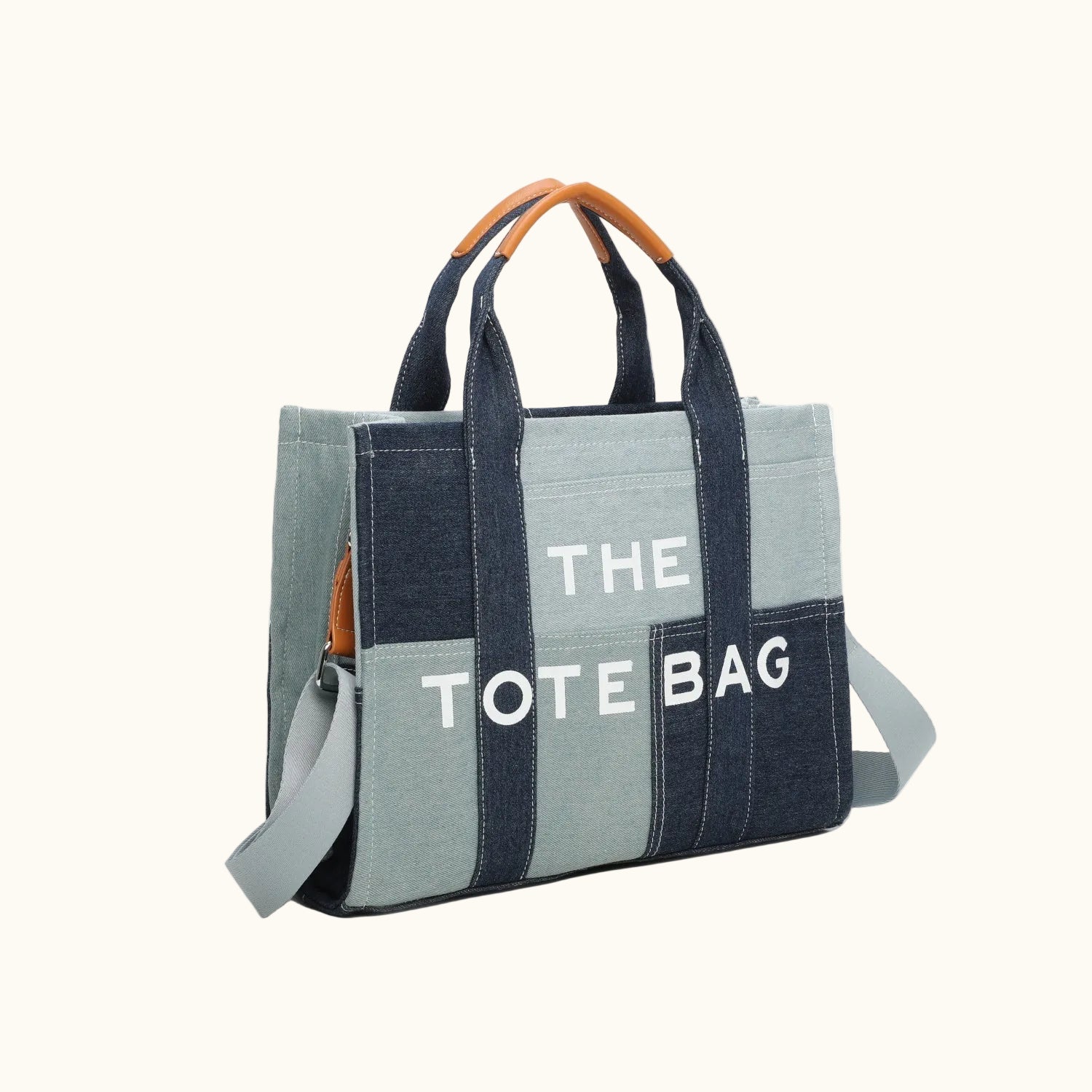 Tote bag with 'The Tote Bag' text on a white background