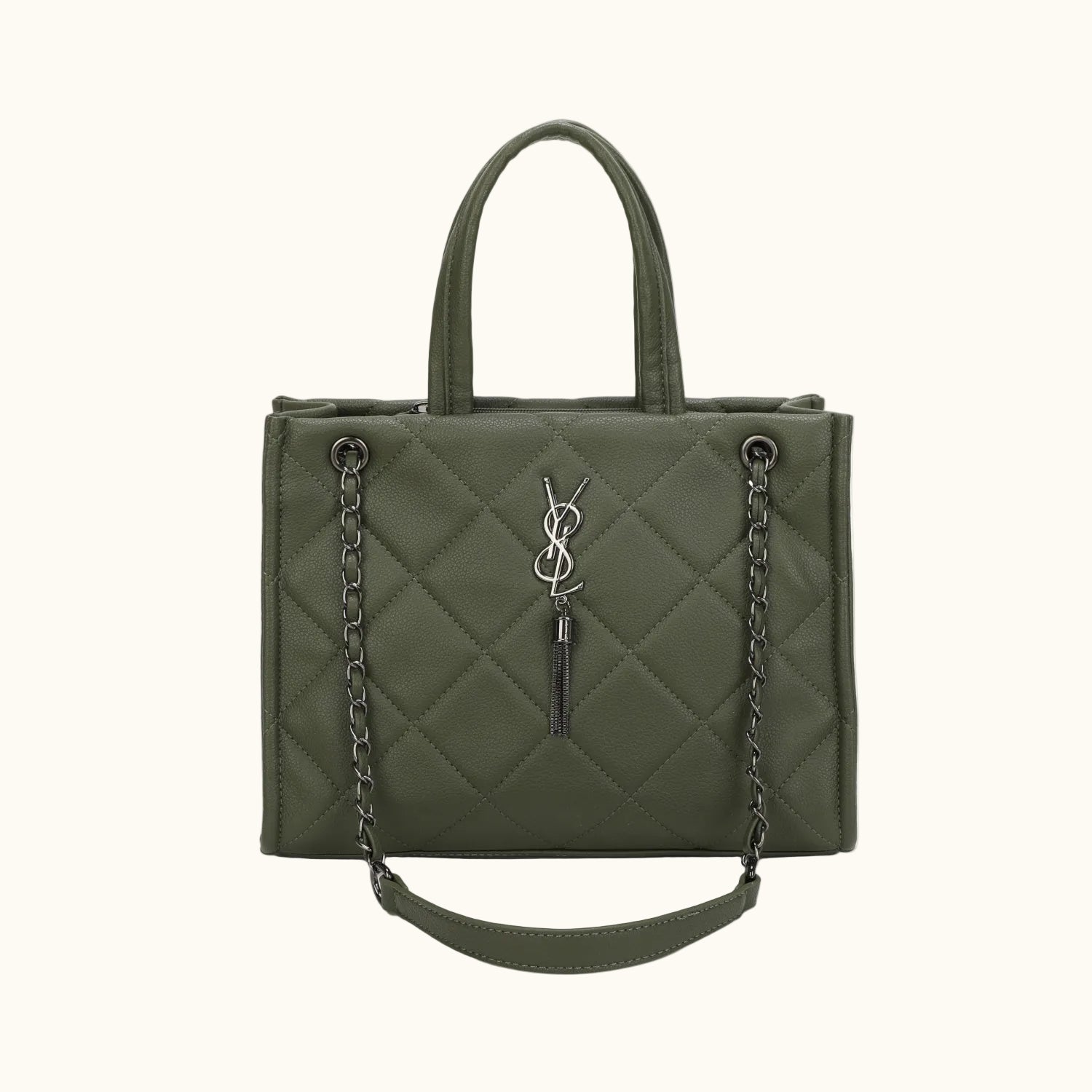 JM1615 Quilted Tote Bag