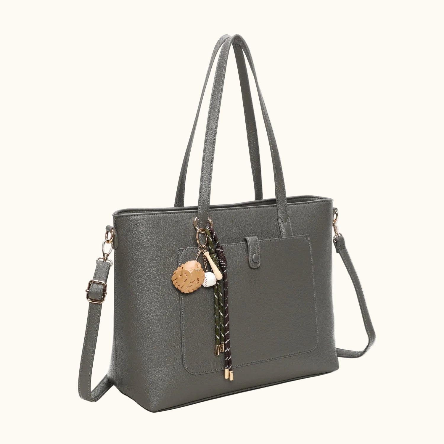 JM1656 Tote Bag with Charm