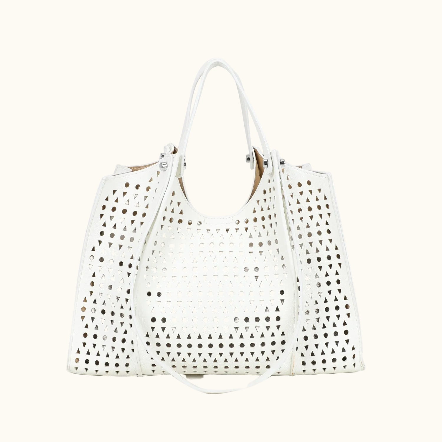 JM1688 Lasercuts Shoulder Bag