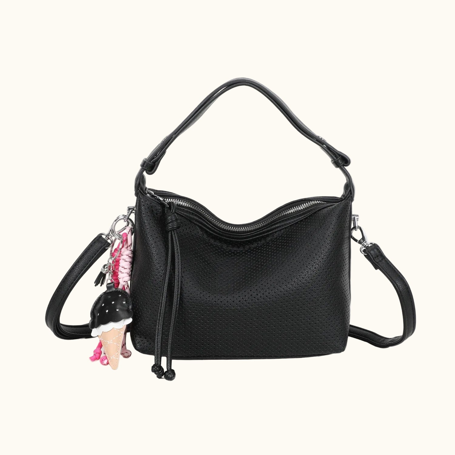 JM1694 Lasercuts Shoulder Bag