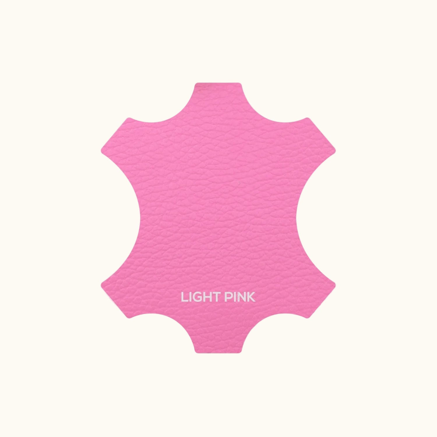 Light pink color swatch on a white background